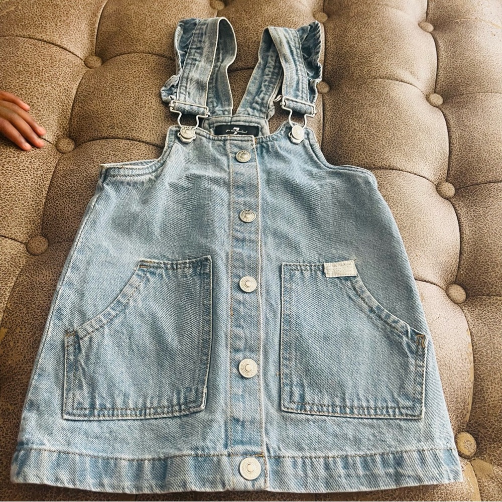 Denim overall skirt - 24 months